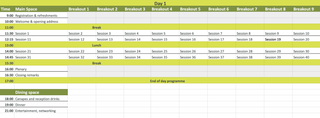 Conference Agenda Template - Preview